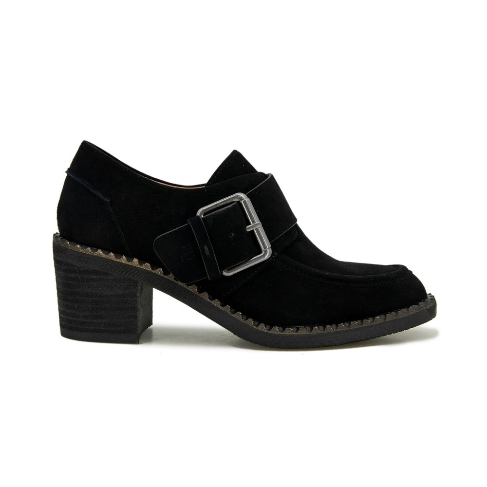 Gentle Souls by Kenneth Cole Women's Bestie Block Heel Loafer, Black, 5
